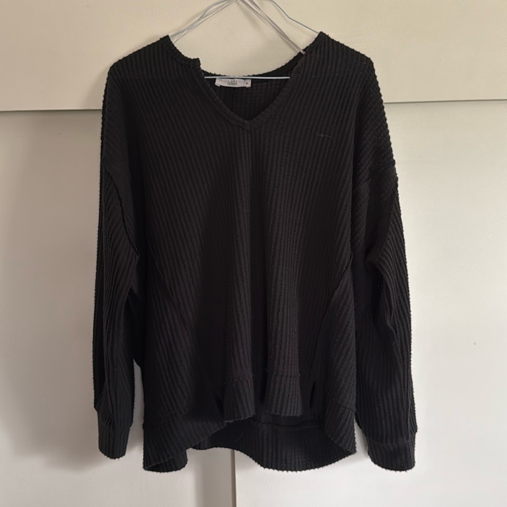Dawson waffle knit pull over - by Madi Nelson Shop Talulah worn once